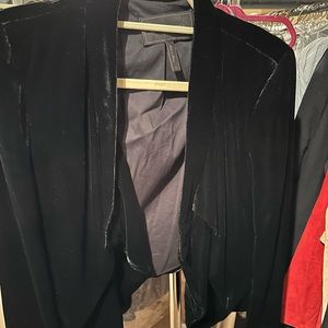 BCBG velvet suit set